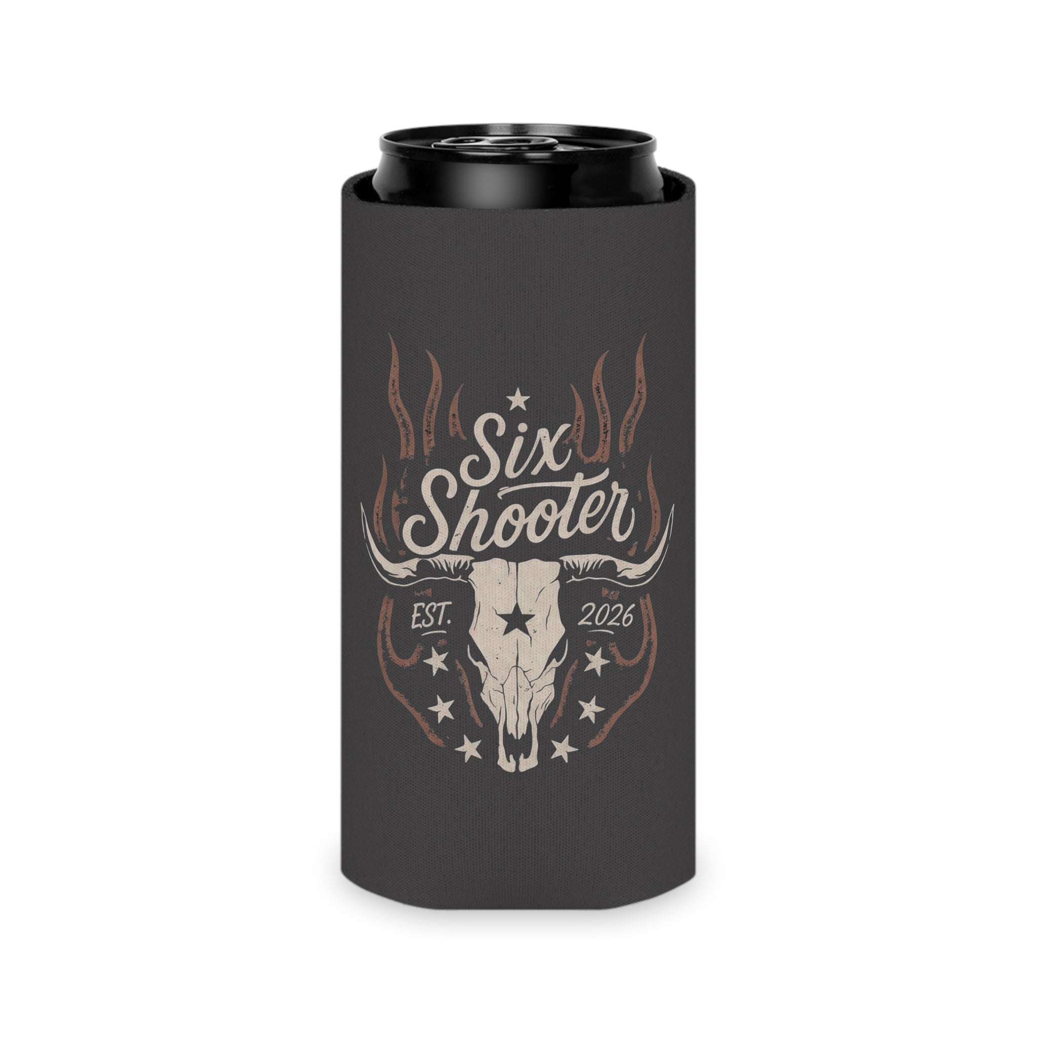 SixShooter “Longhorn” Beer Can Koozie